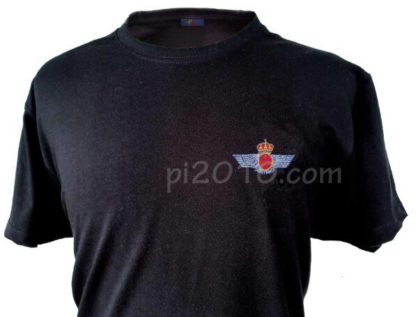 Camiseta Ejército del Aire negro