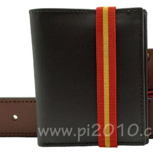 Cartera con la bandera de España y cinturón bandera de España