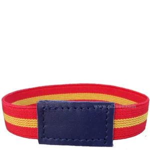 Pulsera bandera de España elástica vista frontal