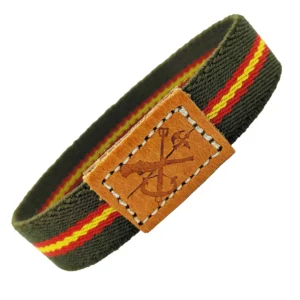 Pulsera bandera de España Legión verde