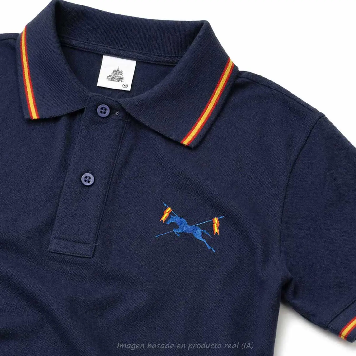 Polo Escuadrón Escolta Real marino - Imagen 4