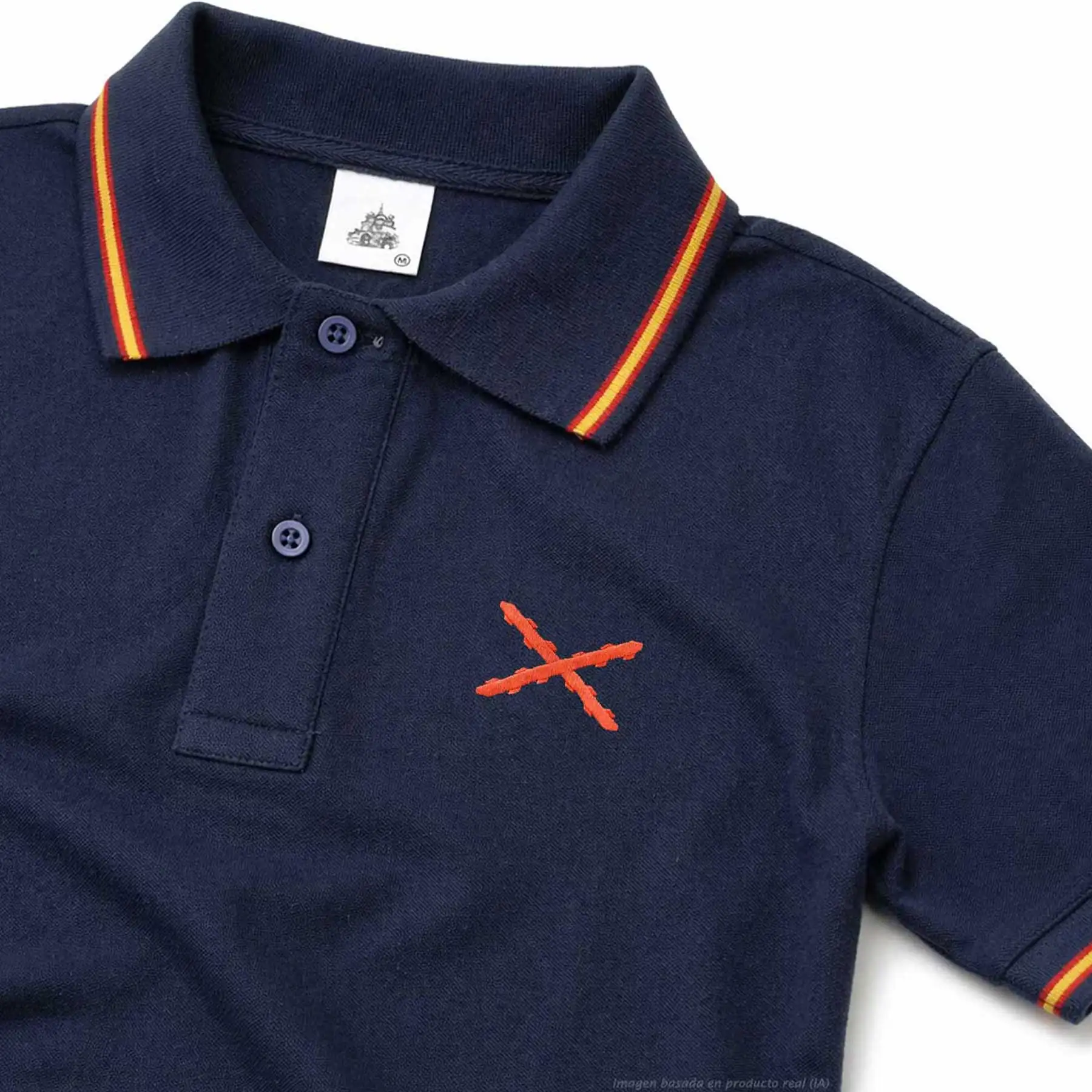 polo cruz de borgoña marino sin modelo