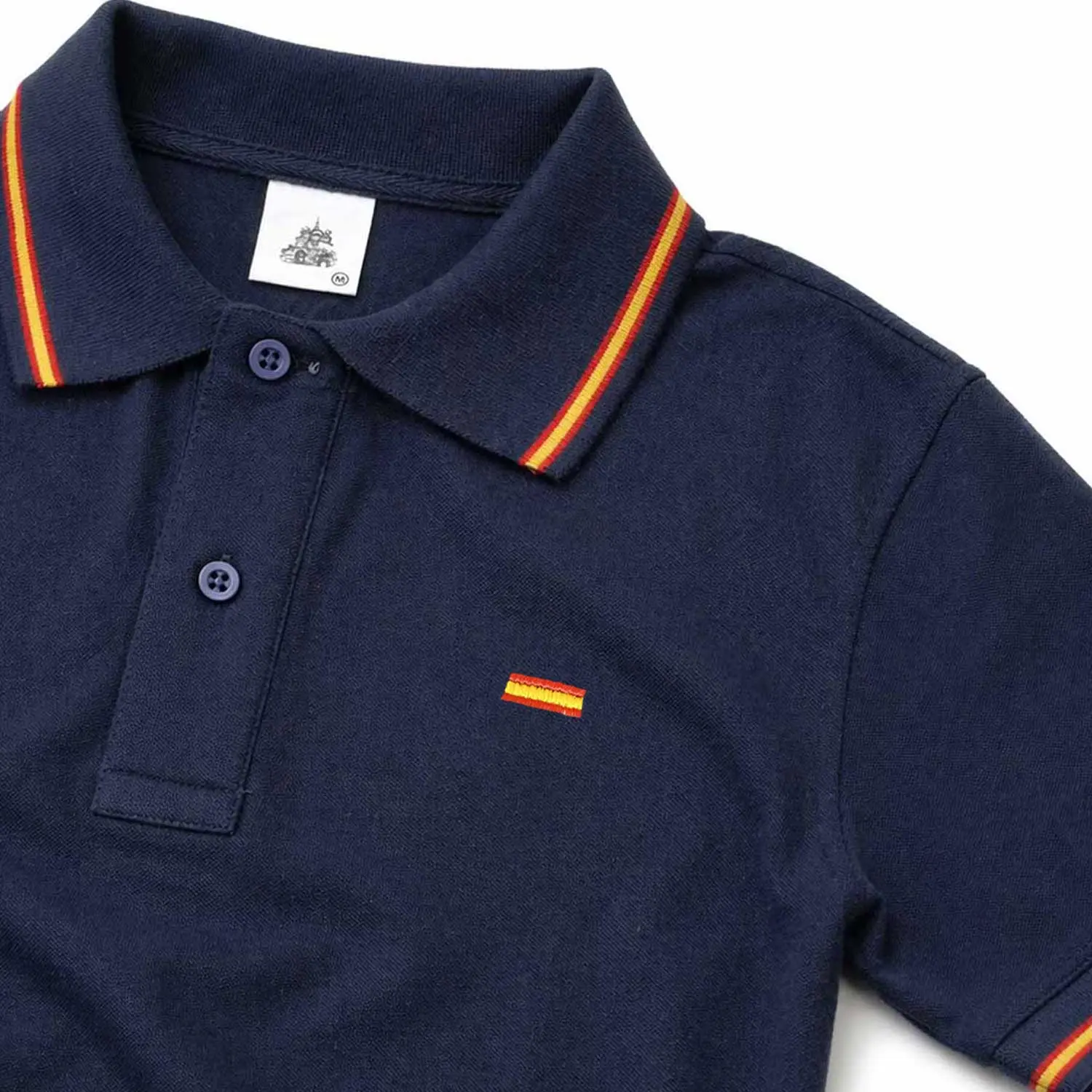 polo españa bandera marino hombre sin modelo