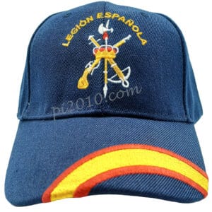 Gorra azul marino emblema Legión y bandera España