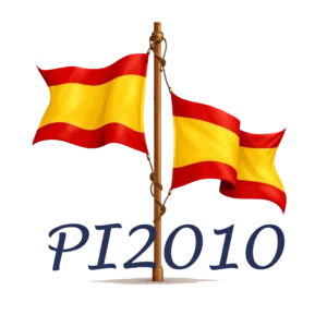 Logo de PI2010 con bandera de España