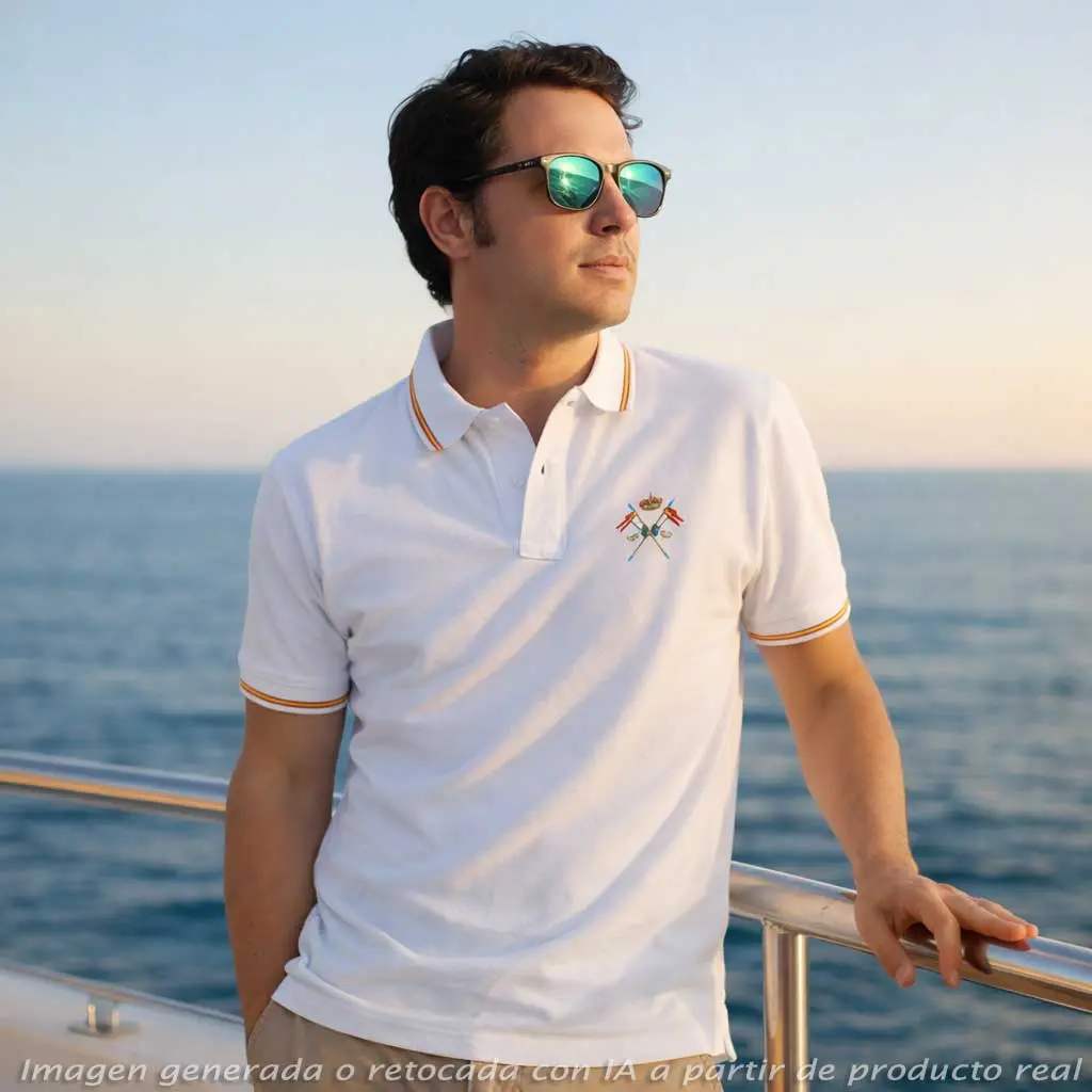 Polos de hombre con emblemas y bandera de España