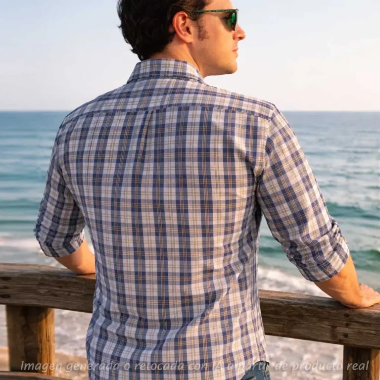 ver todas las camisas con bandera de España hombre estilo casual PI2010