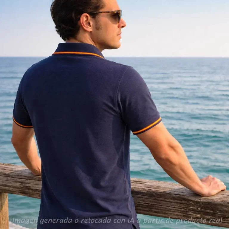 ver todos los polos con bandera de España hombre estilo marino PI2010
